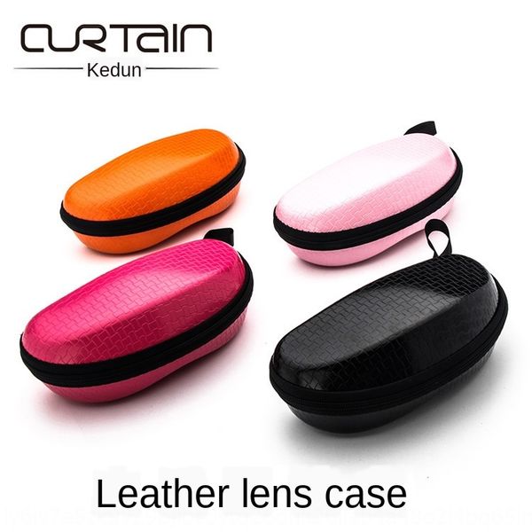 

square case sun case leather high-end sunglasses sun glasses box zipper box