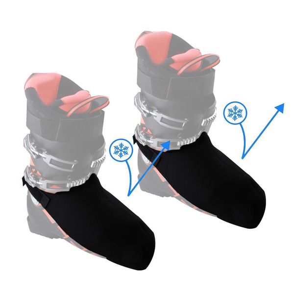 

sagace winter sports equipment ski shoecover ski boot covers warm feet snowproof boot gloves universal ski boots cover 2pcs, White;pink