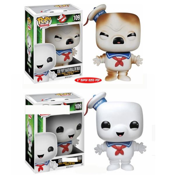 

funko pop ghost busters stay puft marshmallow man the movie vinyl action & toy figures colres collectible model toy for children