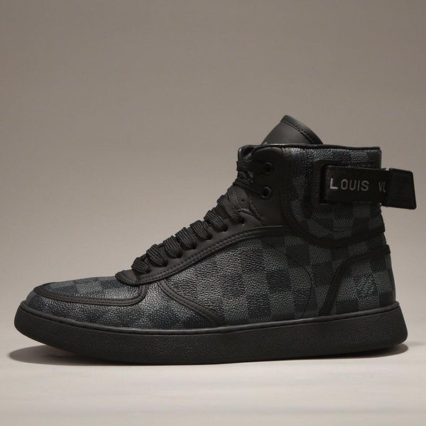 

kf14new limited edition french series high-end men s casual shoes, men s boots fashion sports shoes, original shoebox delivery 38-44, Black