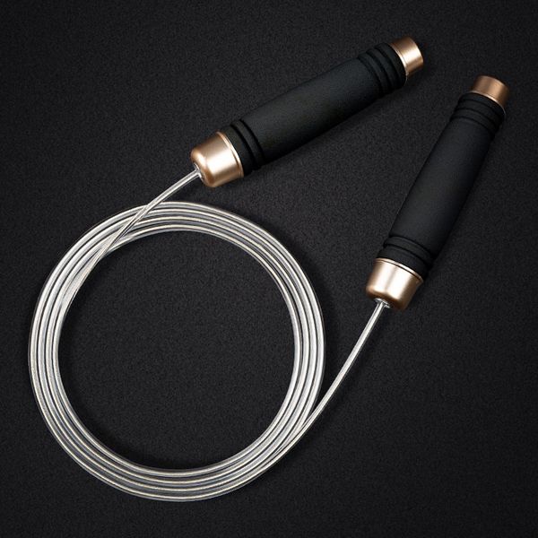 

3 m jump rope ultra-speed bearing skipping rope steel wire with anti slip foam handle for boxing gym fitness training