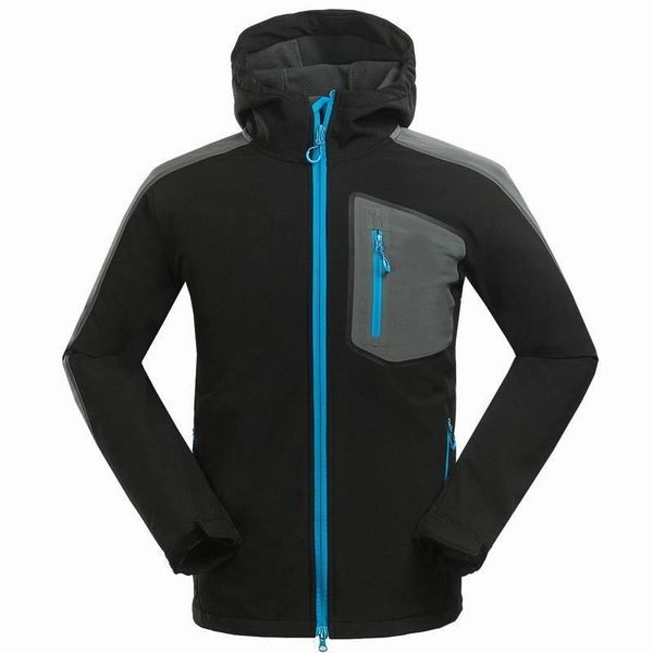 

hxlsportstore new men coat mens sports windproof windbreaker jacket warm coat winter sportwear 1533, Blue;black