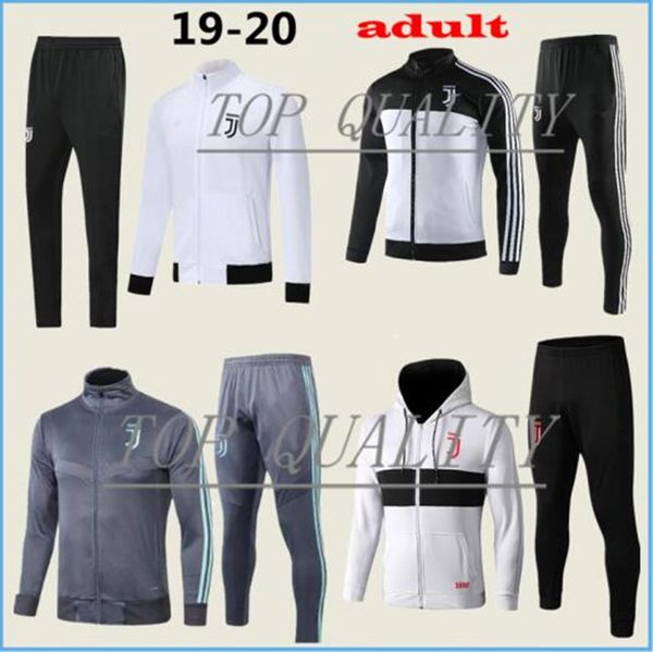 

2019 2020 football jacket long zipper urvetement 19 20 maillot de football occer training jacket chandal, Black