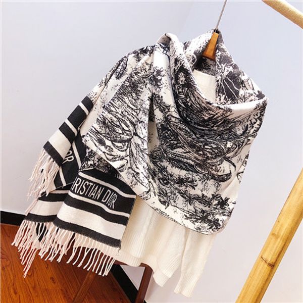 

wholesale fashion multicolor high qualit brand women silk scarf summer designer flower long scarf label 180x70cm shawl silk letter scarves, Blue;gray