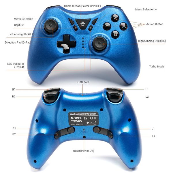 

eastvita gamepad bluetooth для беспроводной игровой контроллер джойстик джойстик для nintend переключателя приставкам pc android tv box теле