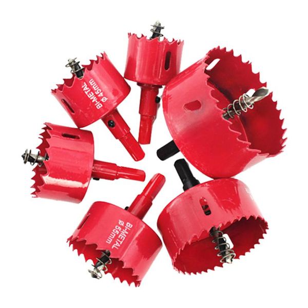 

6/9/11/12pcs durable m42 hss steel gypsum board opening wood metal drilling tools woodworking hole saw hole drill bits set