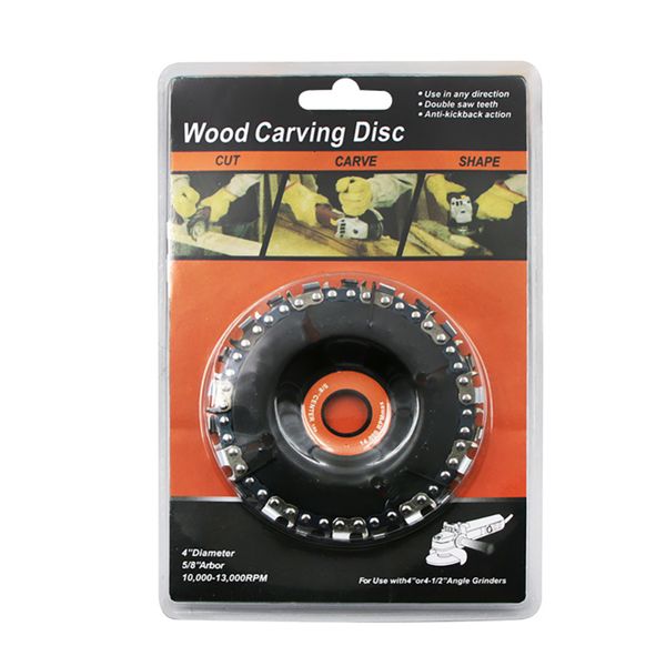 

4 inch carbide wood carving disk grinder disc chain woodworking saw blade cutting blade wood slotted saw angle grinder