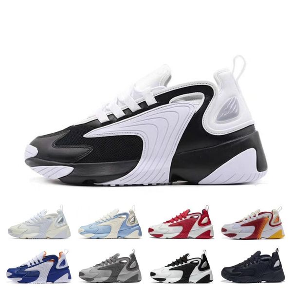 

2019 New M2k Tekno Zoom 2K ZM 2000 Running Shoes For Men Women triple Black White Blue Orange Mens Trainers fashion Sneakers 36-45
