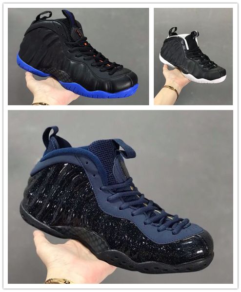 

more color penny hardaway men basketball shoes foam one pro knicks dr. doom black battle blue mens designer sports sneakers