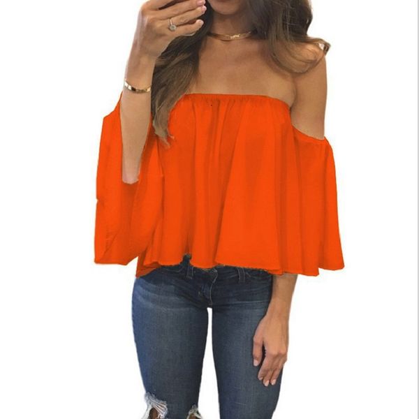

us womens off shoulder short sleeve bodycon slim summer ladies blouse shirt, White