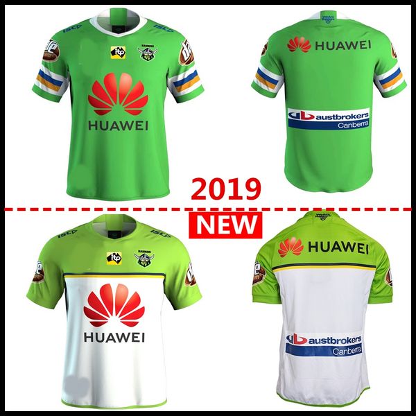 

Au tralia 2019 2020 canberra raider home away rugby jer ey league rugby hirt jer ey canberra raider hirt 3xl, Black;gray