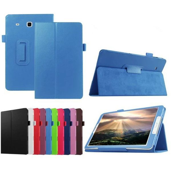 

folio leather stand case smart cover for samsung galaxy tab t560 screen protector c0 tabket stand cases silicone hard pu shockproof