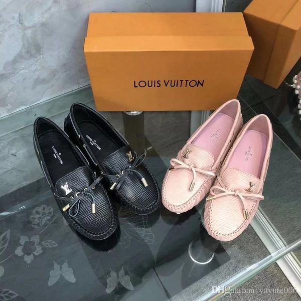 

лучшие люкс bowknot мокасины обувь для женщин насосы коровы leather fashion party bee lowtop обувь платье flat сделано в италии размер 35-41