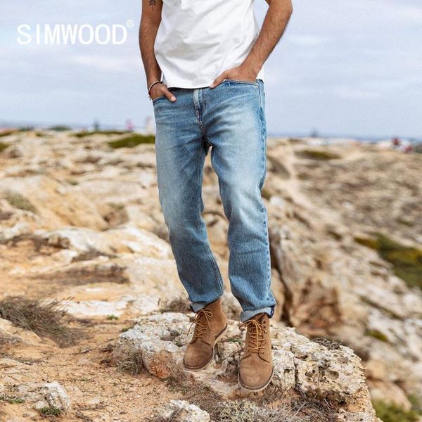 

simwood 2020 вена нове джин легкими поеѬоми, пѬме ѬегђлѬне slim-подод д, Blue