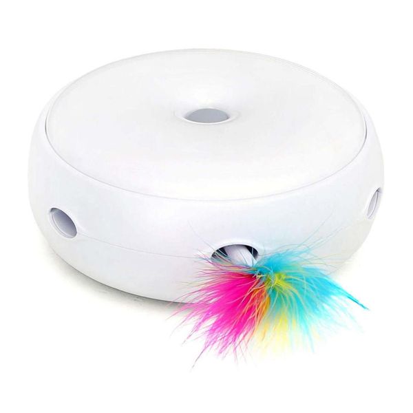 

ambush interactive cat toy.[daytime or nighttime play,stimulates cat's senses & instincts].easy return if your cat is sensitiv