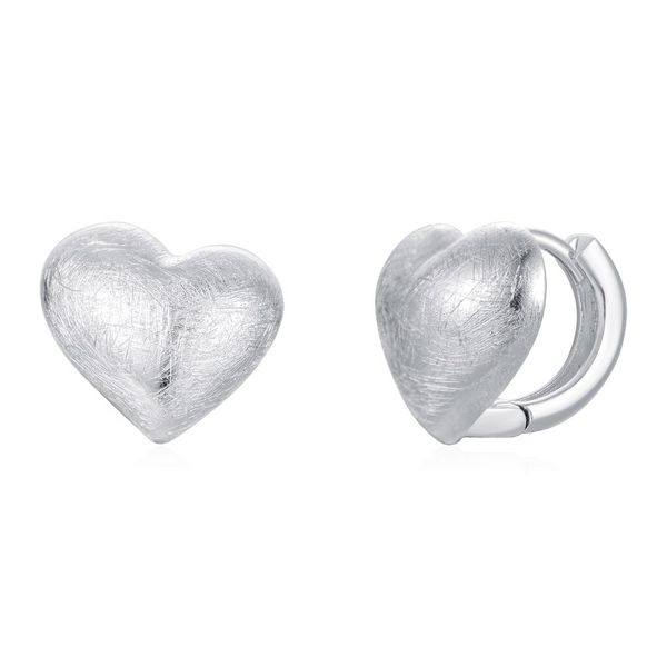 

small heart stud earrings for women silver gold color copper earring fashion jewelry aretes de mujer boucle d'oreille femme 2019, Golden;silver