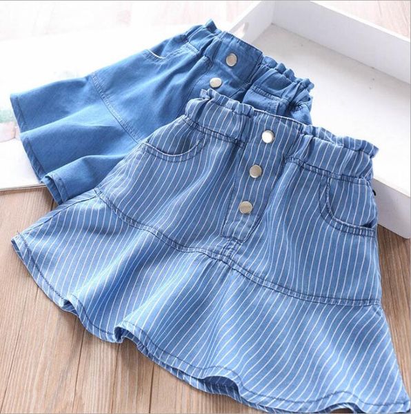 

2020 new wholesale girls denim skirt spring fashion girls skirts 2-8 years ho182