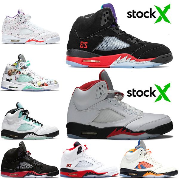 

jumpman 5 5s og mens sup black 2020 frie red basketball shoes wings island green bred stock x psg men designer sneakers 7-13