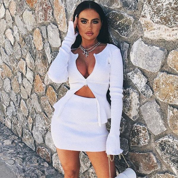 

новый твердая мода knit женщин v-образным вырезом футболки crop tops офис дамы диких повседневный футболках, White