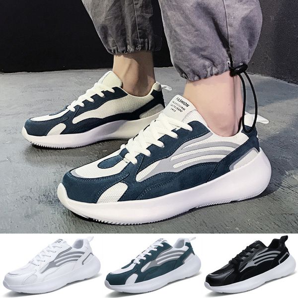 

new trend mens sports shoes fashion reflectivestrip casual walking sneakers