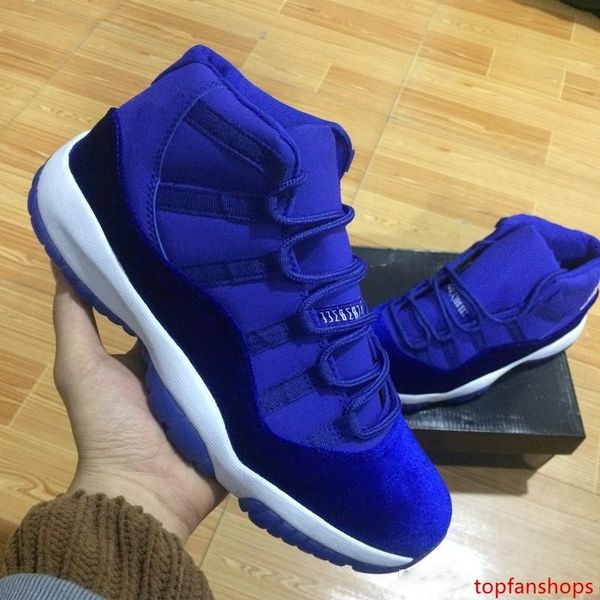

2020 11 velvet heiress red blue grey suede basketball shoes women men spaces jams pink 11s xi authentic sports shoes with