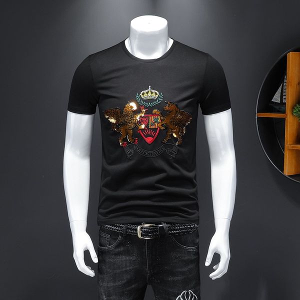 

2020 luxury designer t shirts men women streetwear summer casual street t-shirt off designer mens fashion black t shirt, White;black