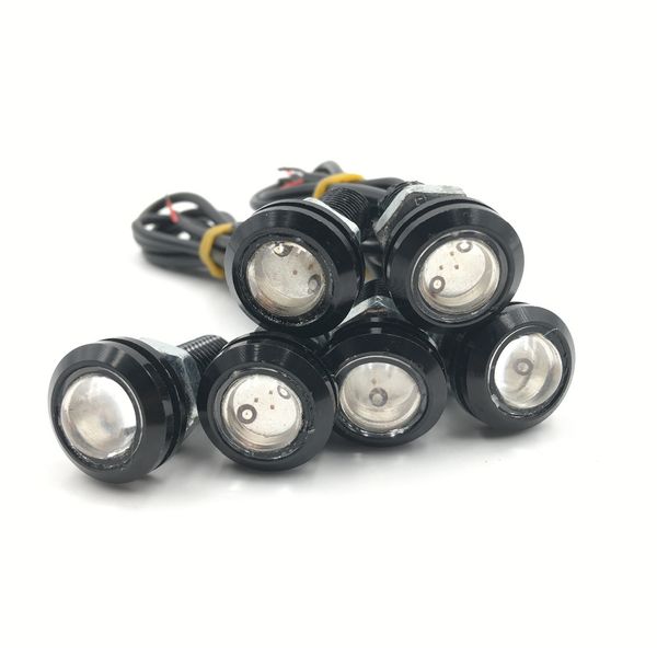 

10x 18mm eagle eye 9w led fog drl reverse backup light car motor 12v pink purpledrl daytime reverse backup parking signal