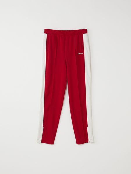 

2019ss ambush logo embroidery women men track pants joggers hiphop streetwear side striped men casual jogger pants sweatpants, Black
