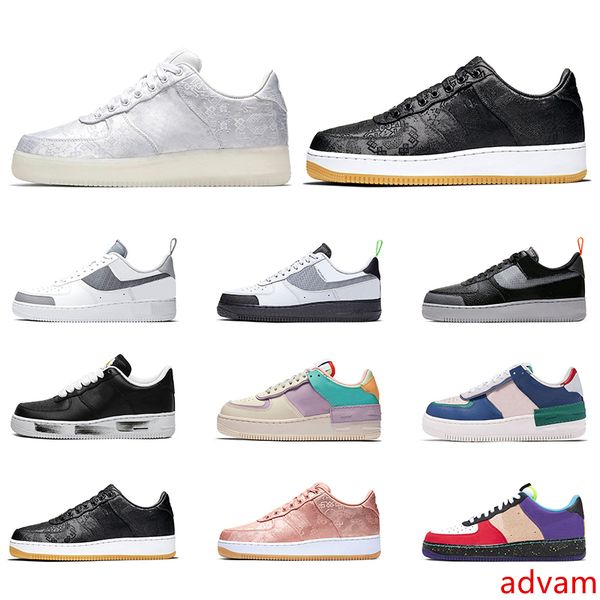 

2020 skateboard shoes men women platform sneakers clot pale ivory noise under construction what the la mens trainers casual sports 36-45