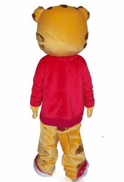 

red jacket cartoon character mascot costume fancy dress ing, Red;yellow