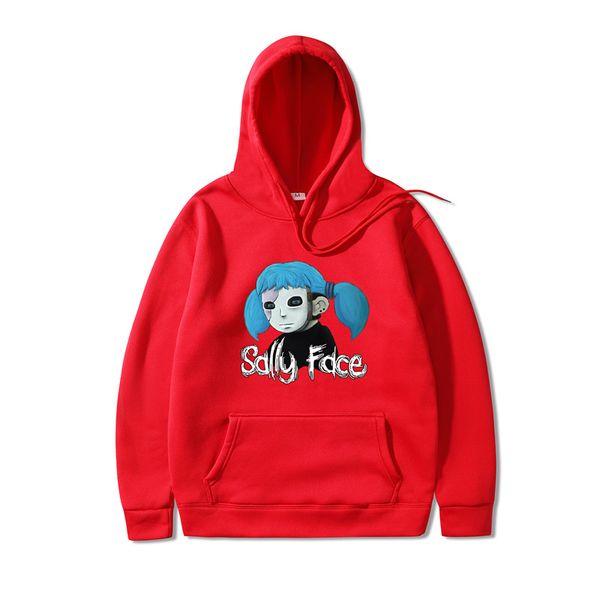

new fashion sally face cosplay print 2019 sportswear hoodies men's sweatshirt male hooded good hoodies japanese pullover hoody, Black