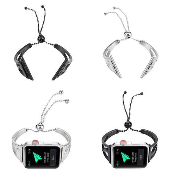 

Women watch band for apple watch band 38mm 42mm 40mm 44mm tainle teel bracelet for iwatch trap erie 4 3 2 1