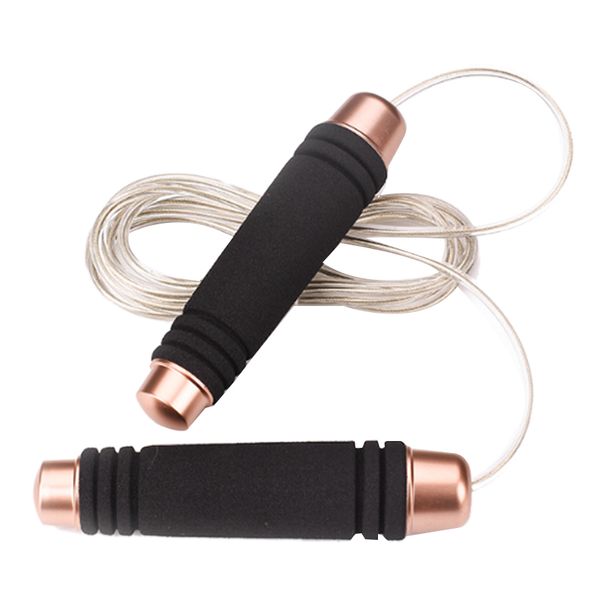 

lightweight crossfit jump rope comfortable foam handles, non- skipping rope steel cable for exercise fitness working out