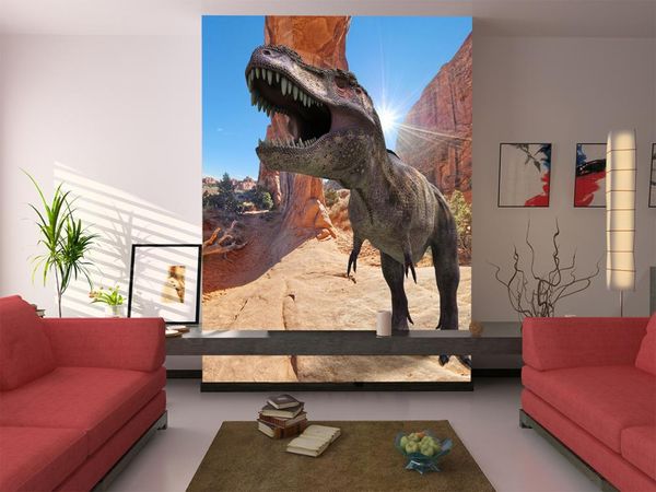 

self-adhesive] 3d dinosaur 903 wall paper mural wall print decal murals