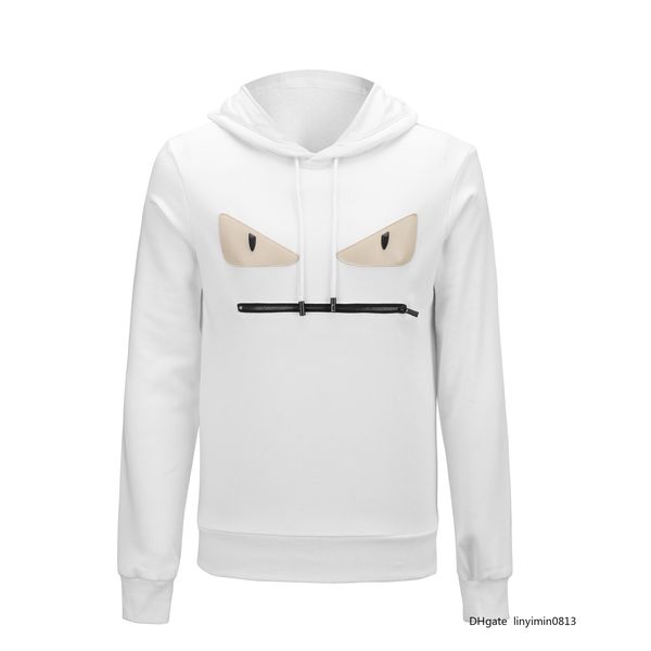 

roma mens designer hoodies sweatshirt printed eye men women white sweater hoodie long sleeve pullover brand hoodies hip promotion, Black