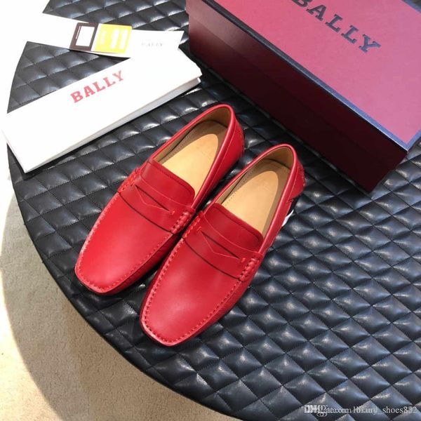 

2020 latest gancini leather shoes men's casual shoes fashion trend comfortable shoe size 38-45 type 39745400542