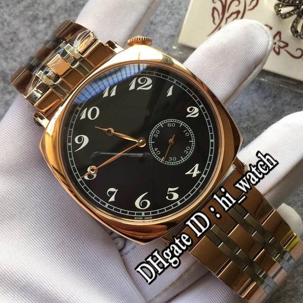 

new historiques american 1921 82035 two tone rose gold black dial autoamtic mens watch stainless steel sports watches hi_watch vca44d4, Slivery;brown