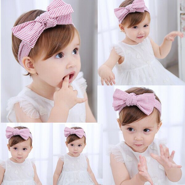 

новорожденных девочек повязка на голову большой с бантом hairband тюрбан повязка на голову новорожденных гидроманта головной убор, Slivery;white