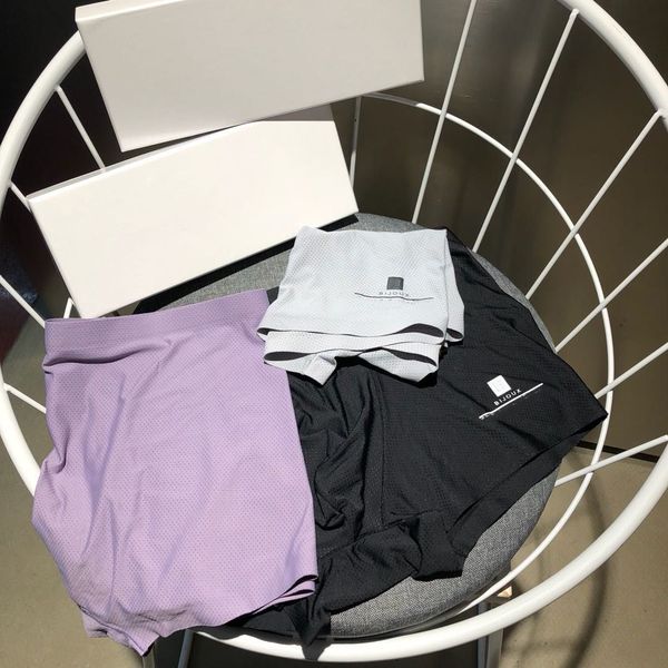 

designer men's underwear classic brand style luxury fashion smooth fit not tight comfortable no curling one box of 3 new 2020, Black;white