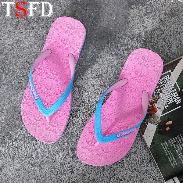 

popular mens shoes non-slip wear-resistant slippers men home slippers men's summer flip-flops fashion soft beach shoes y26, Black