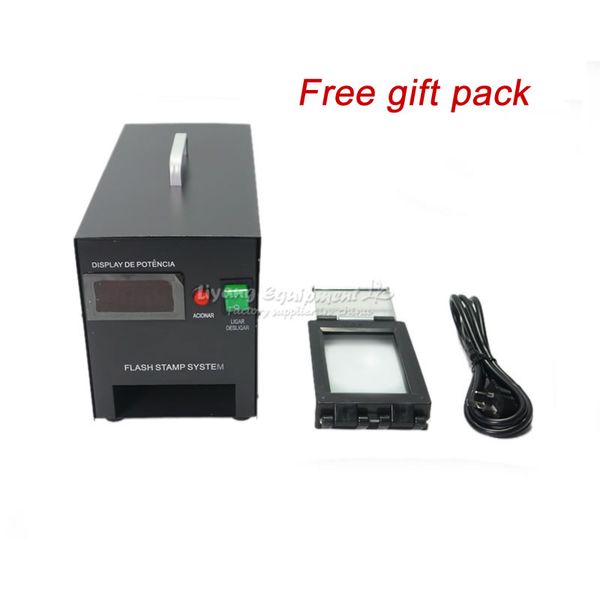 

2pcs lamps p20 digital psensitive stamp machine self-making seal with gift pack