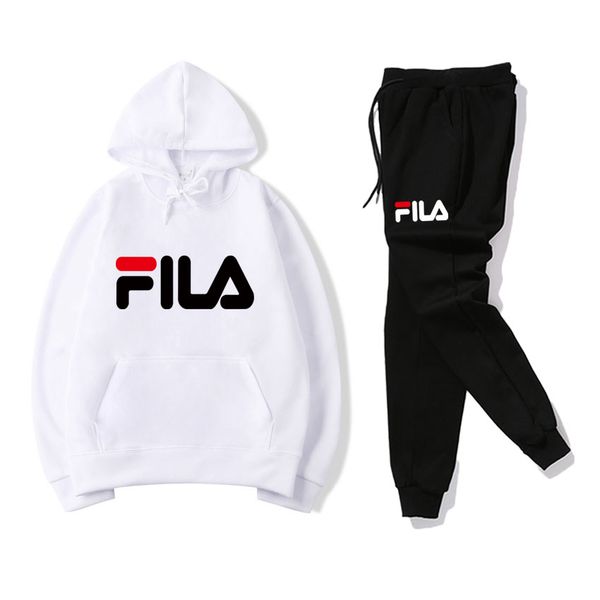 

25s new men's and women's fashion casual clothes two-piece sportswear, Black
