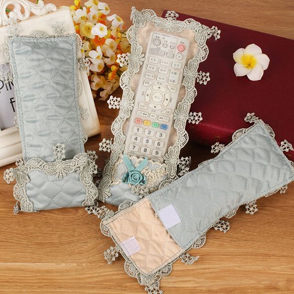 

sweet cartoon remote control cover butterfly silicone transparent tv remote control case cloth dust protector storage bag