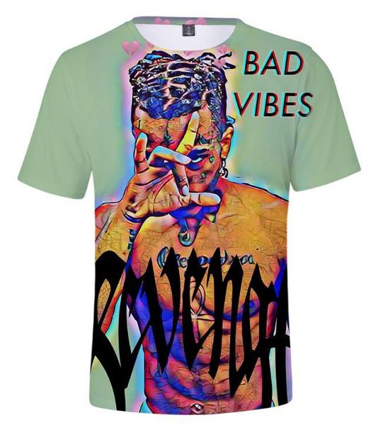 

xxx tentacion 3d с коротким рукавом футболка для мужчин женщины с коротким рукавом top мужской streetwear fornite играми смешной tshirt homm, White;black