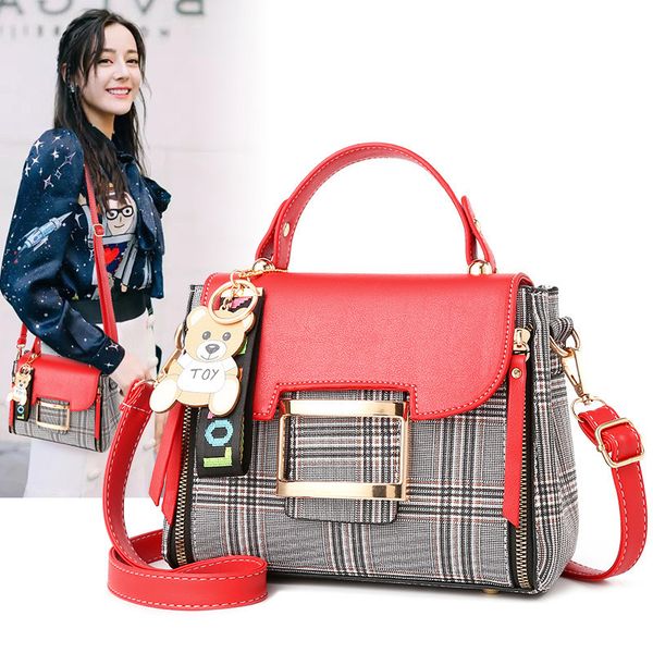 

season single shoulder span small bag woman package messenger small square package