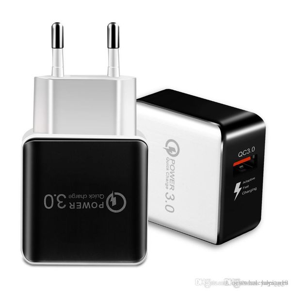 

uk uk0001 qualtiy qc 3.0 adaptive fast charging travel wall charger cable usb cable for samsung for iphone with retail package