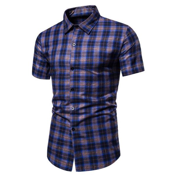 

men flannel plaid shirt cotton 2020 asual long sleeve dress shirts soft comfort slim fit button down clothes, White;black
