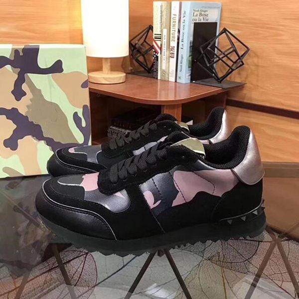 

fashion v style 23color casual shoes men and women&#39s rivet star shoes brand leather cloth breathable design eur3, Black