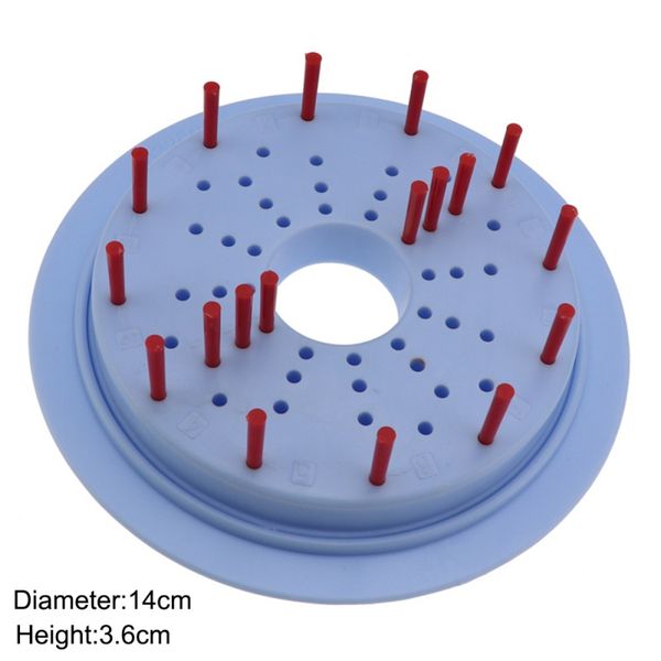 

handmade wool braider diy weaving tool flower loom hand woven tool simple flower series easy detachable series, Black