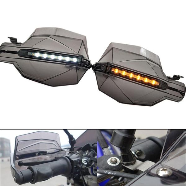 

for zrx 1200 zx11 zx 11 zx1100 zx7r zx9 zx6 motorcycle hand guards motocross handguards with turn signal light